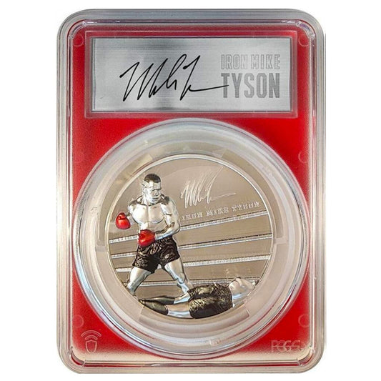 5oz Silver MIKE TYSON Signature Series Coin 2023 Cook Islands