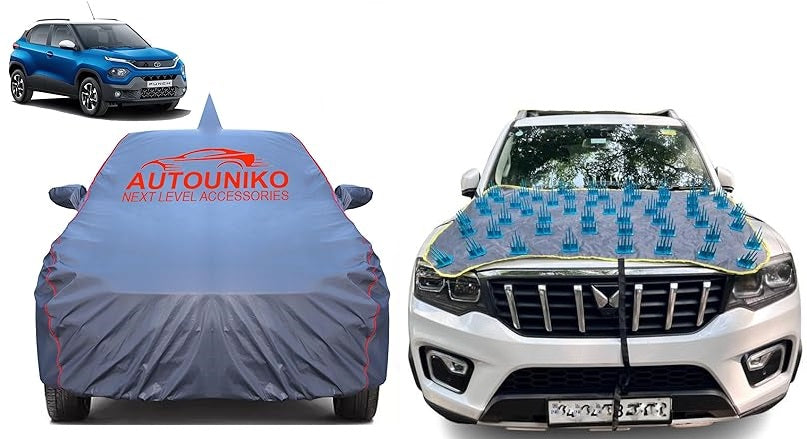 Waterproof Spike Bonnet &  Car Body Cover Combo